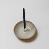 Incense stick holder made of stoneware - Light Grey