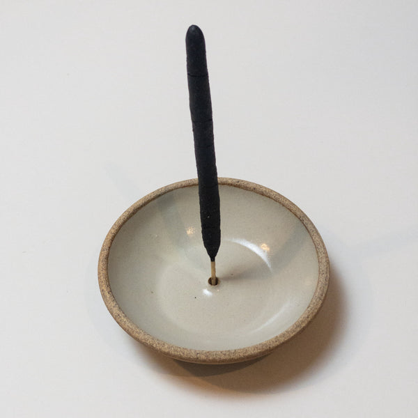 Incense stick holder made of stoneware - Light Grey