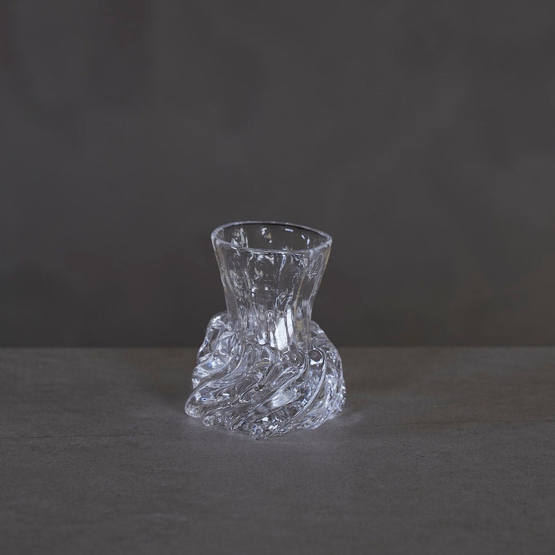 Crystal glass egg cup | Set of 2 | Handmade