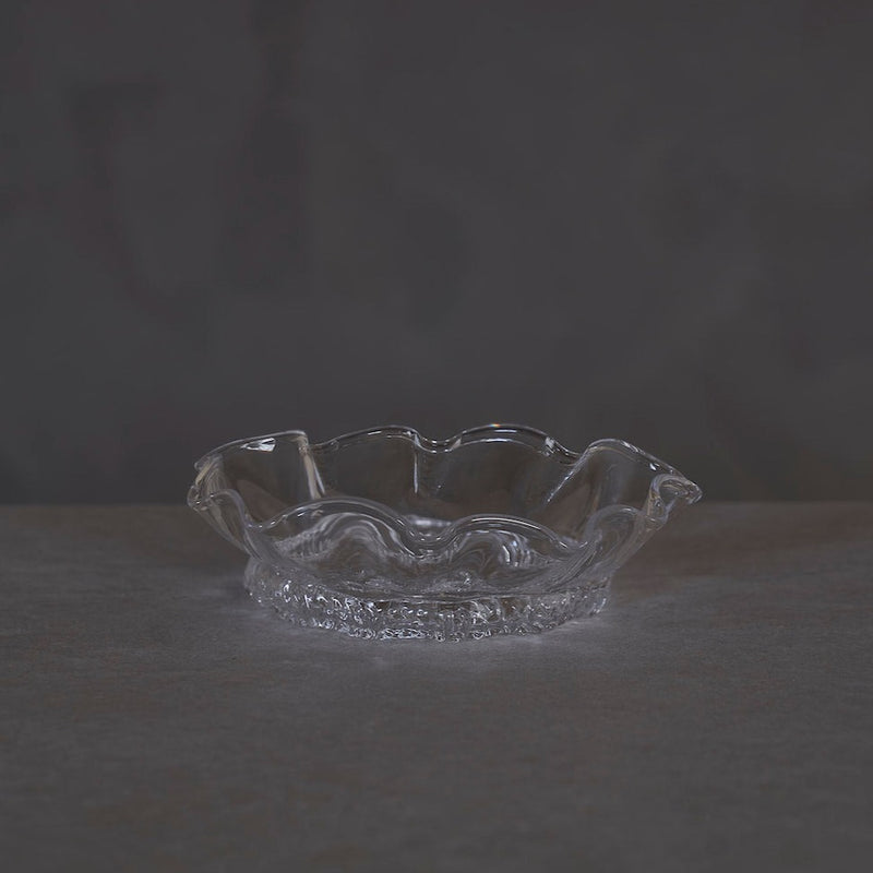 Serving bowl made of crystal glass | Handmade