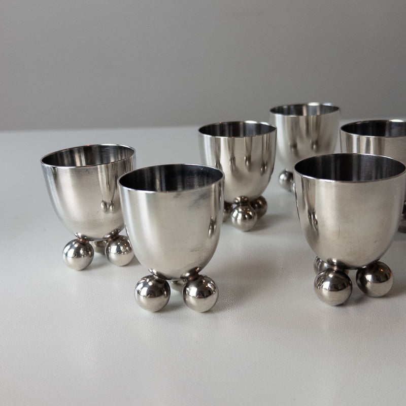 Vintage egg cups WMF F.A. Breuhaus de Groot - Set of 6