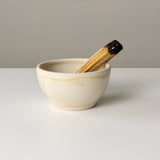 INCAUSA Stoneware Smudge Bowl - White - Small