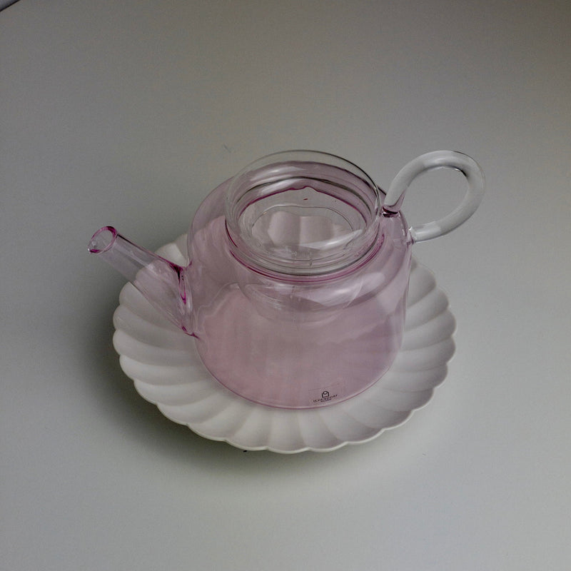 PIUMA teapot with filter - Low - Pink