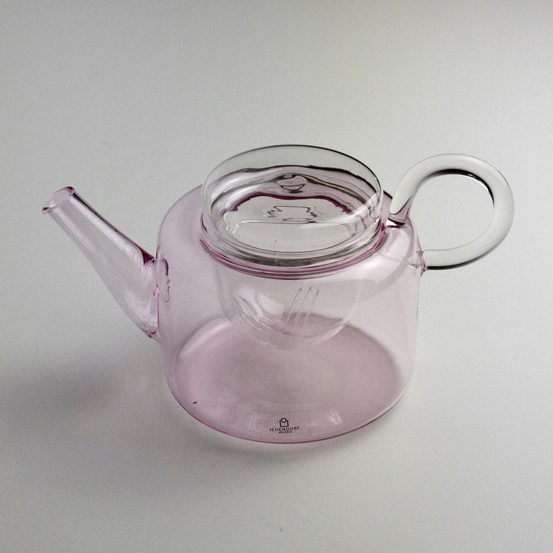 PIUMA Teekanne mit Filter - Niedrig - Pink