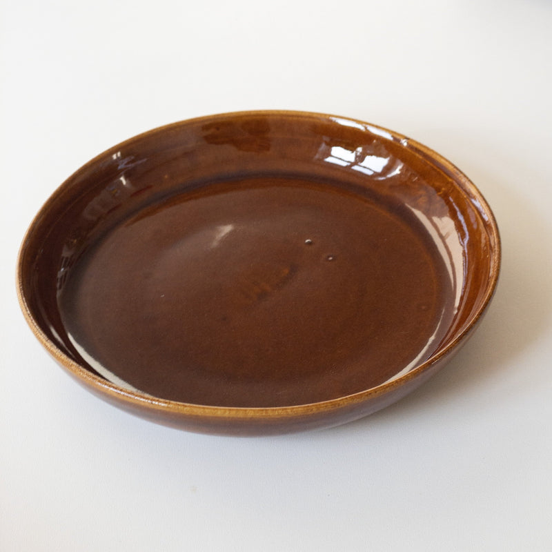 Tiefer Keramikteller - Amber