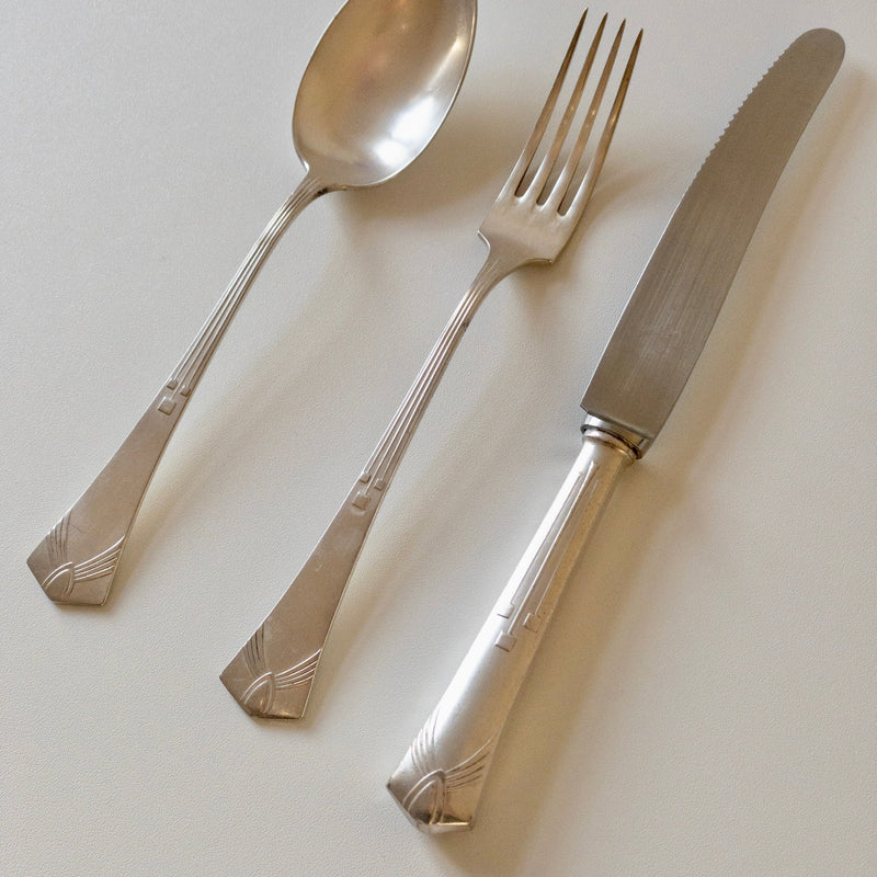 Vintage Gebrüder Köberlin Art Deco cutlery - 12 pieces