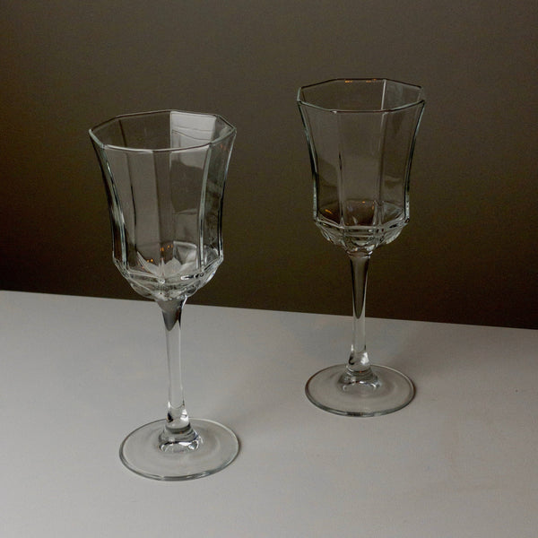 Luminarc wine/liqueur glasses - 5 pieces - Octagon