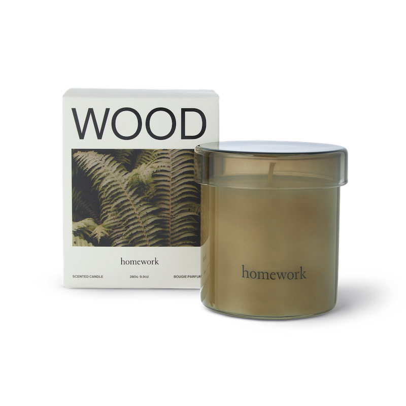 WOOD scented candle