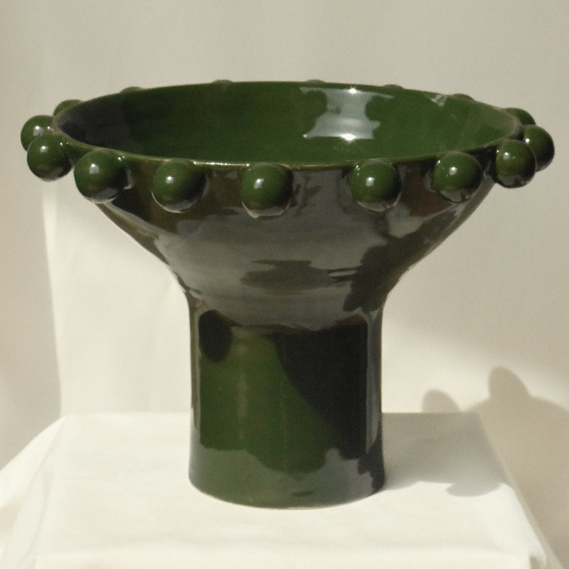 Pearl Centerpiece Bowl - Green