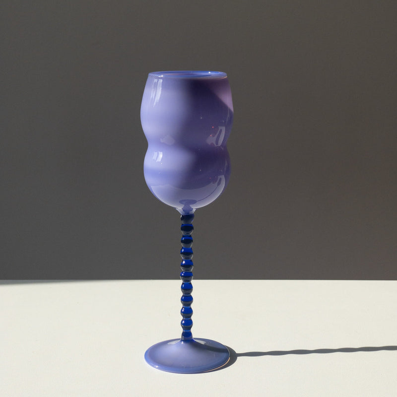 Dreamlike wine glas - purple