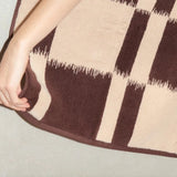 Karin Bath Towel - Walnut/Cream