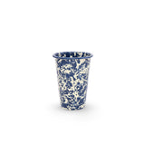 Emaille Becher - Marmor Navy/Creme