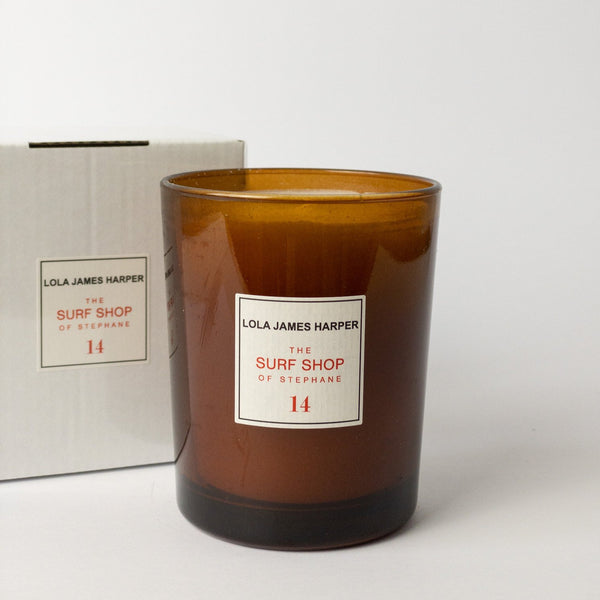 Scented candle 'The Surf Shop of Stephane'