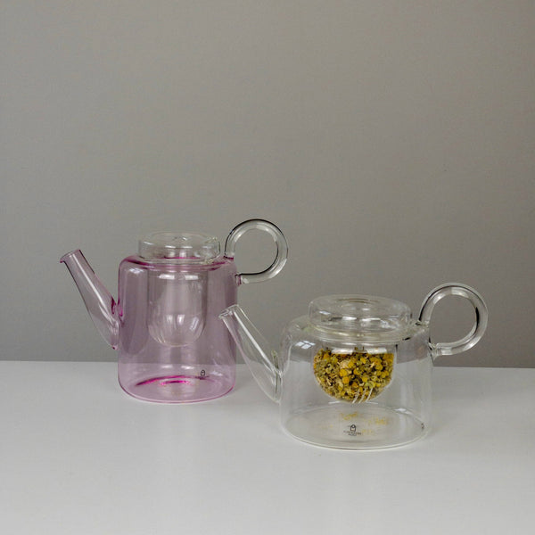 PIUMA Teapot with Filter - Pink - High