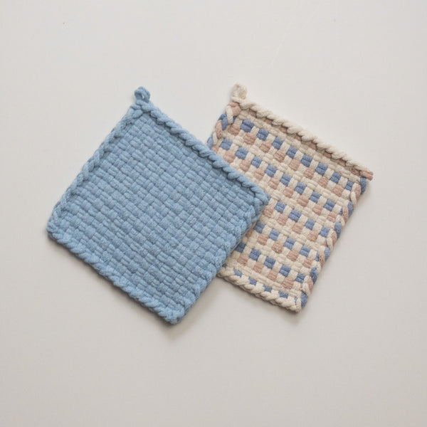 Pot Holders - Powder Blue - Earth Collection