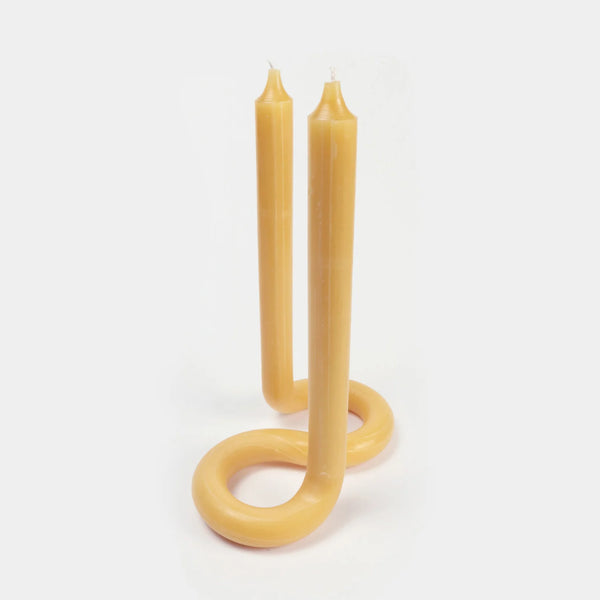 Twist candle - honey