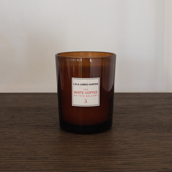 Scented Candle 'The White Coffee on Teta Balcony'