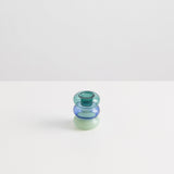 Petite Pauline Candleholder - Teal/Azure/Mint