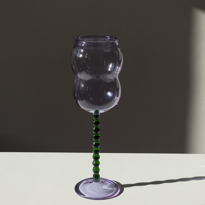 Dreamlike Weinglas - Lila/Grün - Ausstellungsstück