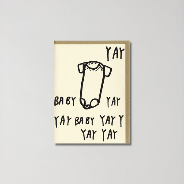 Greeting Card 'Yay Baby'