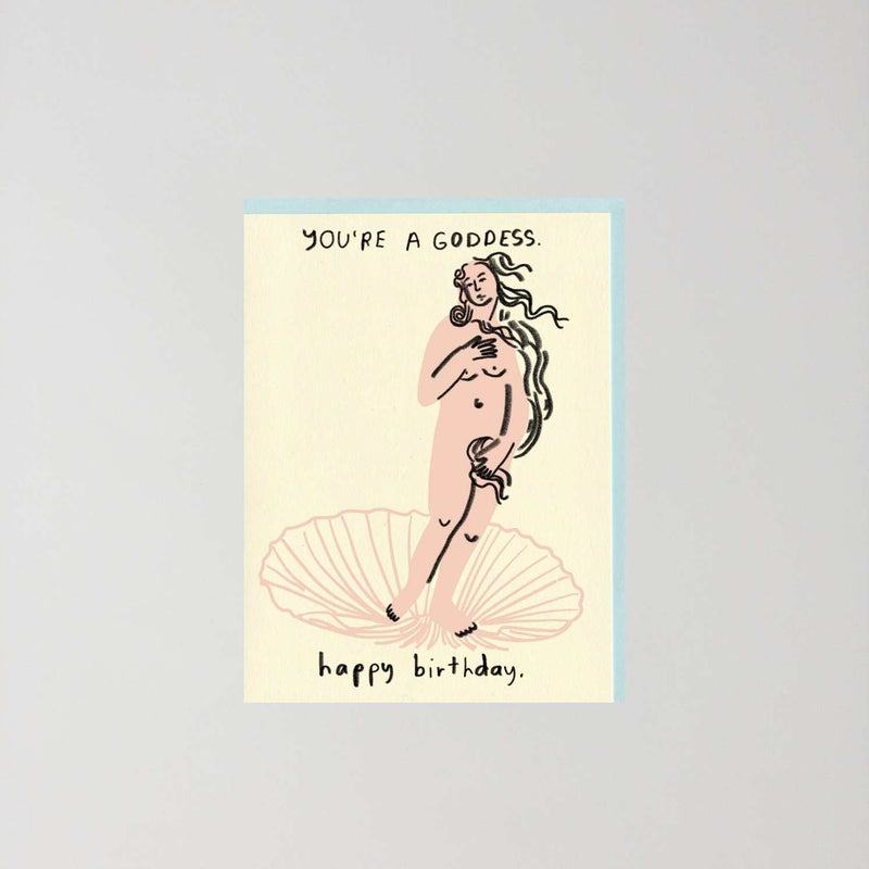 Greeting Card 'You're a Goddess'