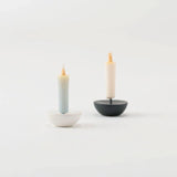 Candle holder RIPPOH Porcelain - Black