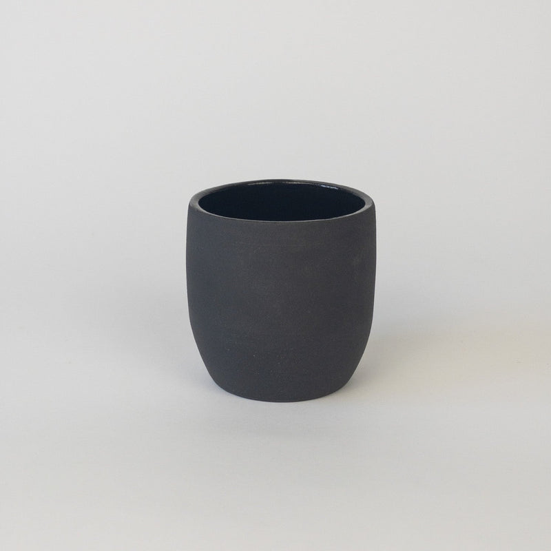 Handmade Clay Coffee Mug - Black