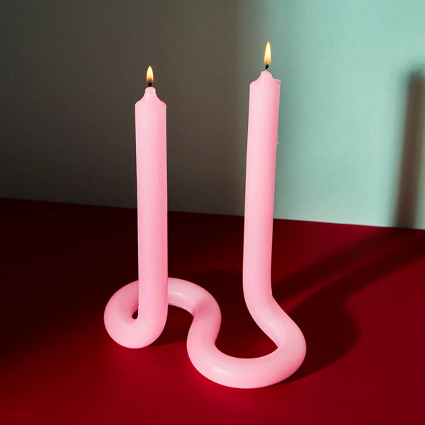 Twist Candle - White