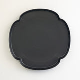 Japanese Plate with Iron Black Glaze