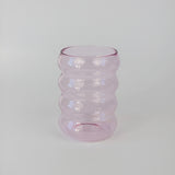 Ripple Glas - Pink - Klein